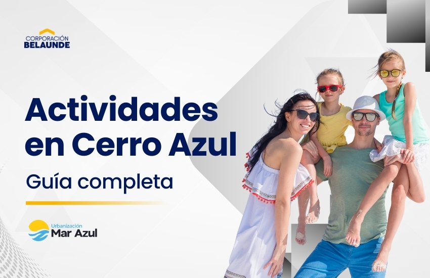 Familia disfrutando de las actividades en Cerro Azul